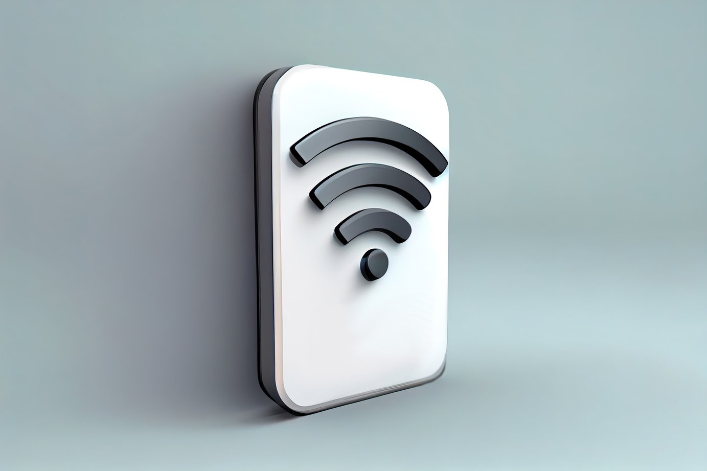 Router with  wifi icon